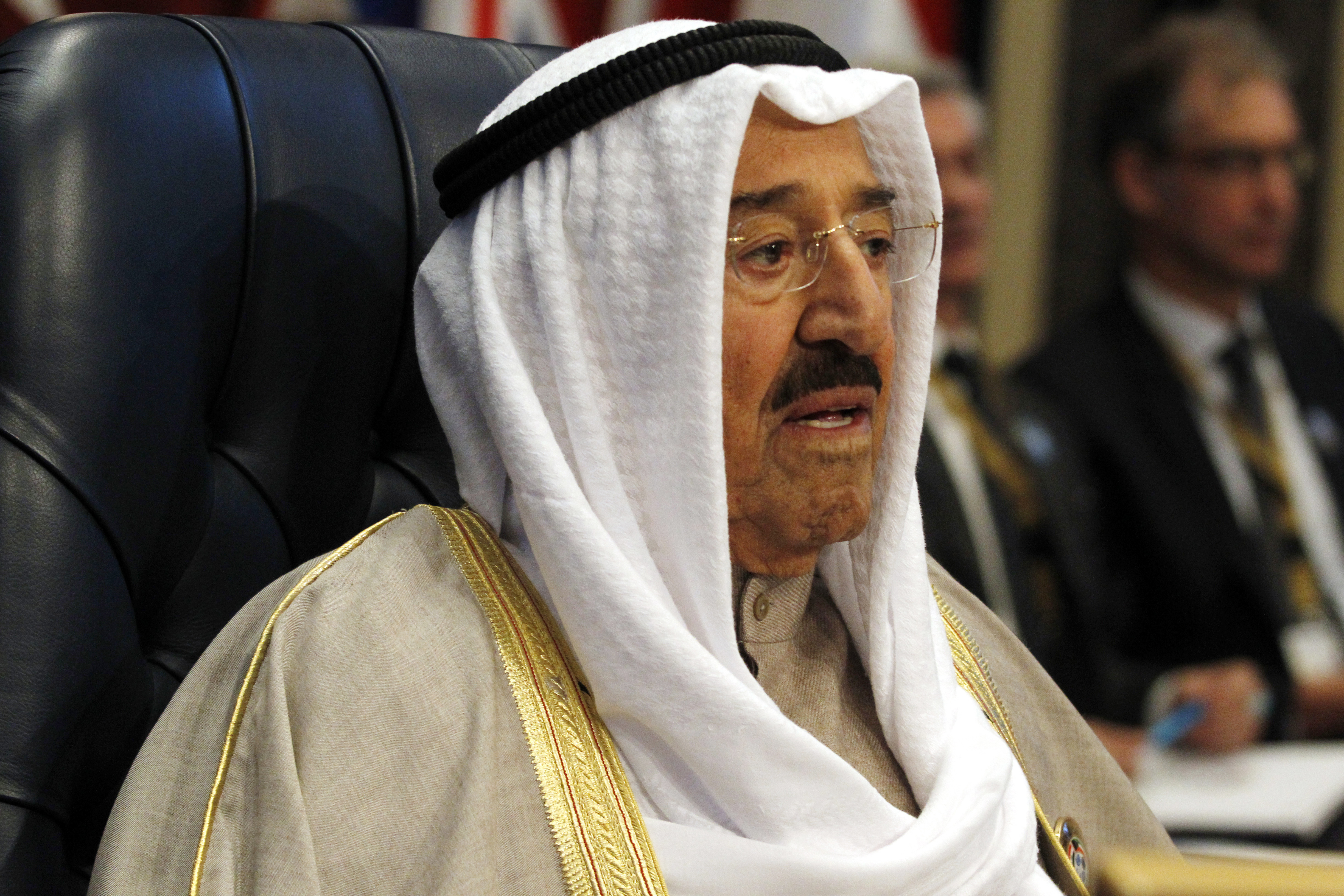 Kuwait's ruling emir, Sheikh Sabah Al Ahmad Al Sabah (Jon Gambrell/AP)