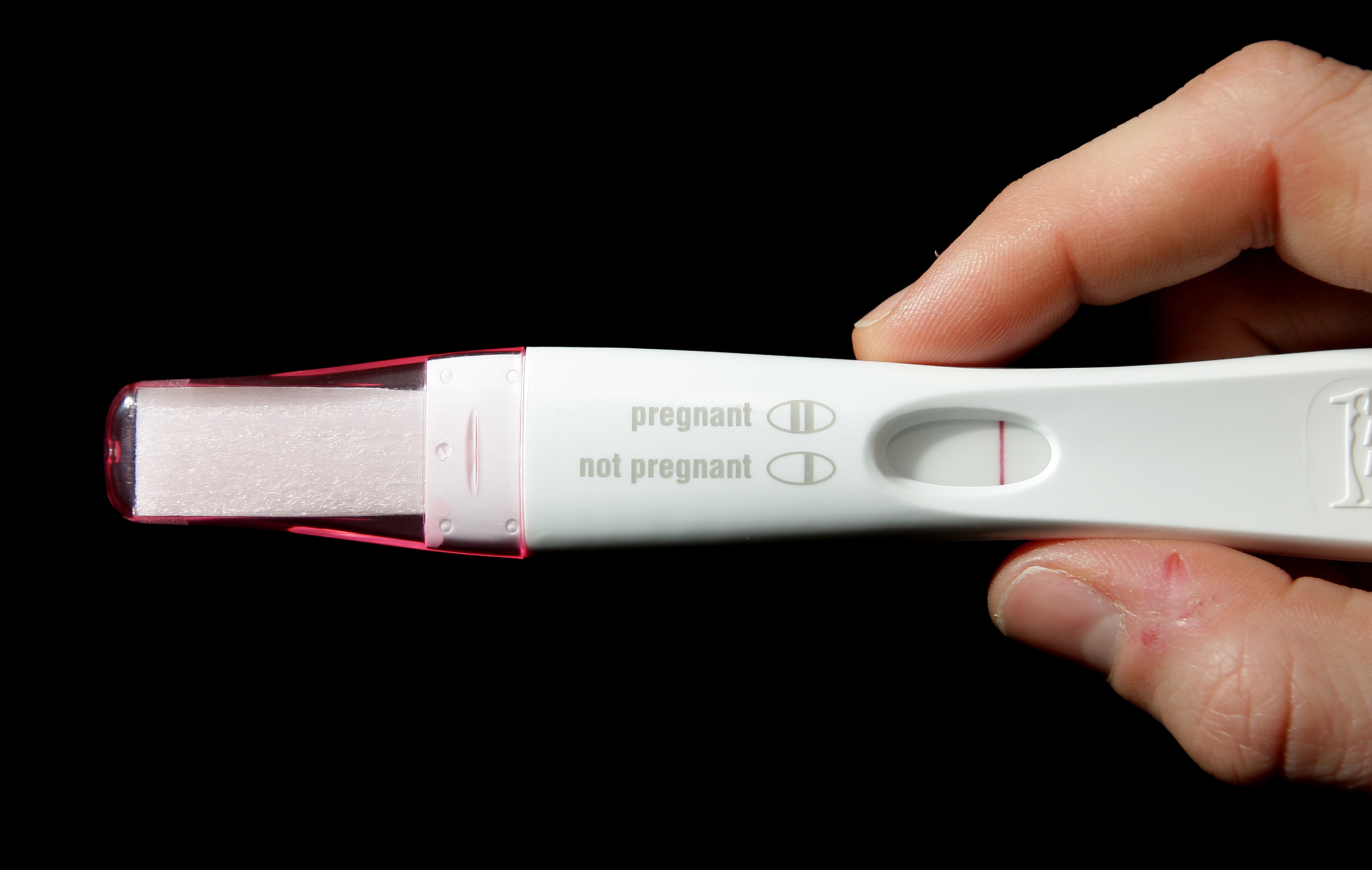 negative pregnancy test (Dominic Lipinski/PA)