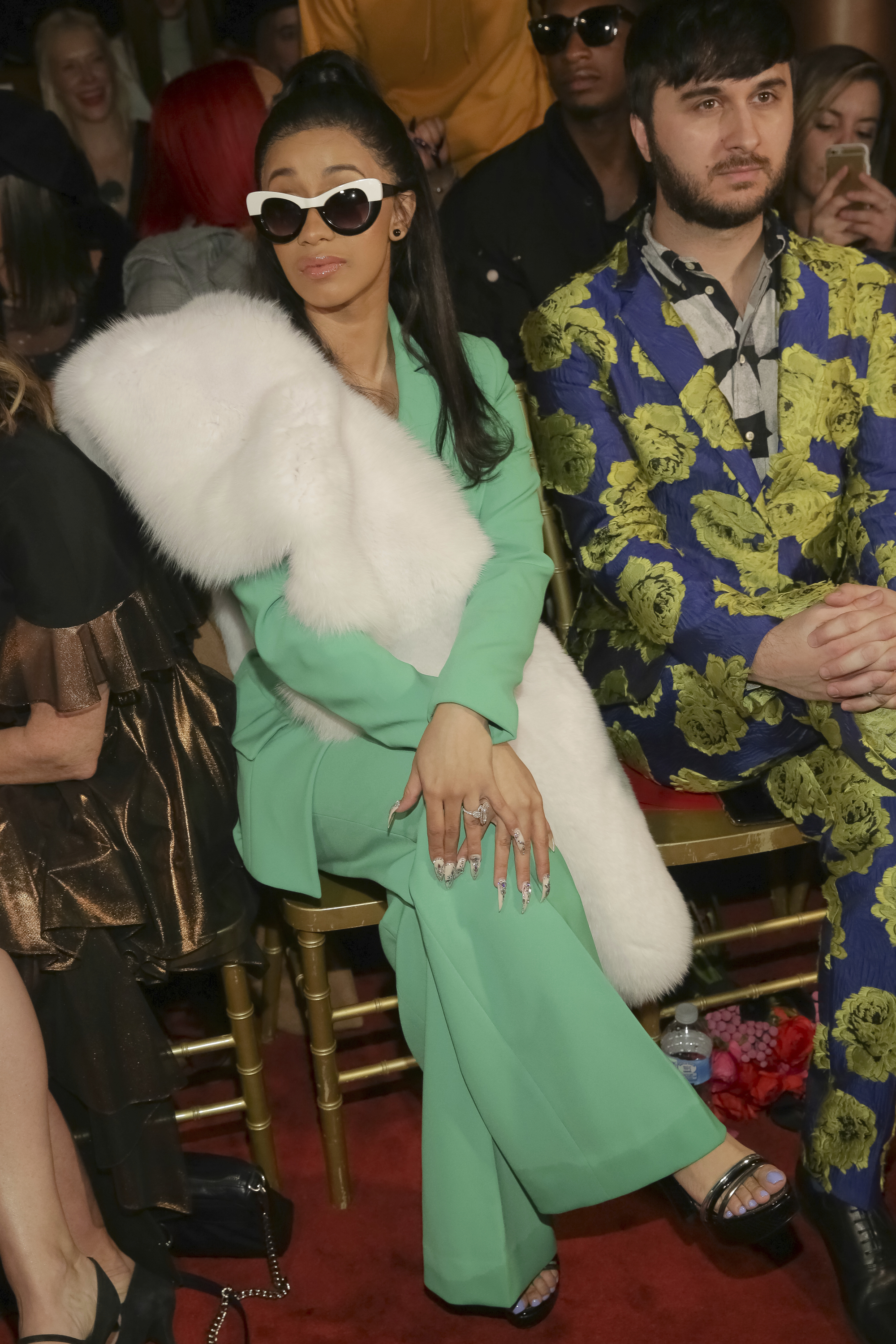 Cardi B at Christian Siriano