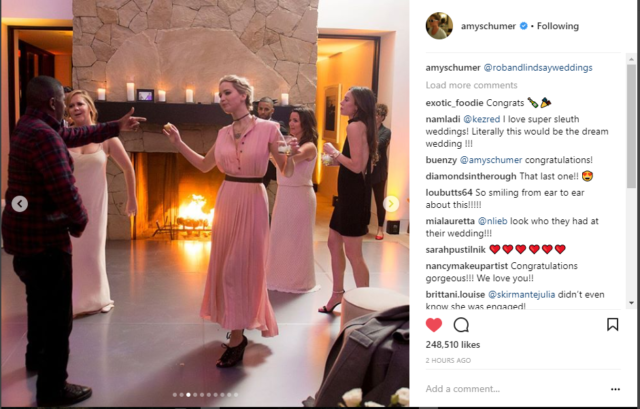 Jennifer Lawrence hits the dancefloor (Amy Schumer/Instagram)