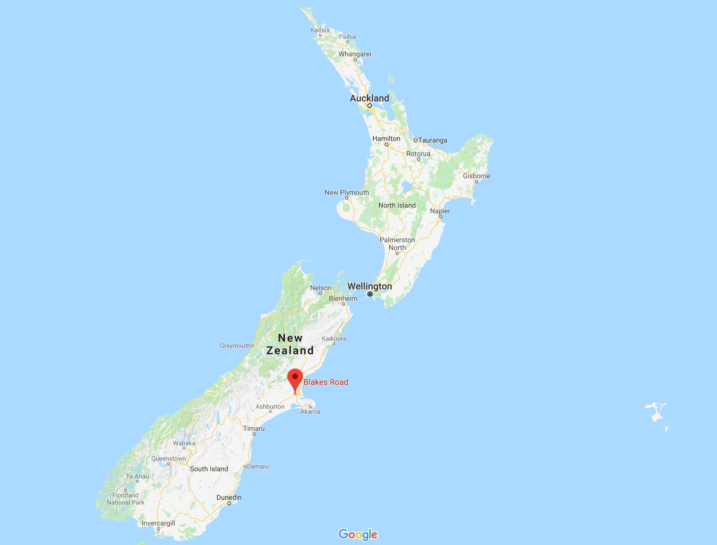 The location of the incident (Google Maps)
