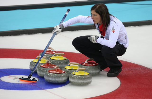 Muirhead was back for the 2014 Winter Olympics in Sochi as a reigning world champion and steered her team to five wins in the round-robin stage and a place in the semi-finals