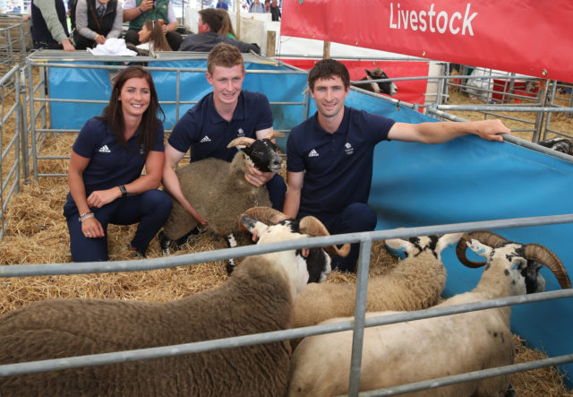 Muirhead was named to lead the GB women's team once again in South Korea. Her her farmer brothers Thomas, centre, and Glenn were picked to represent the men's team who narrowly missed out on a semi-final place