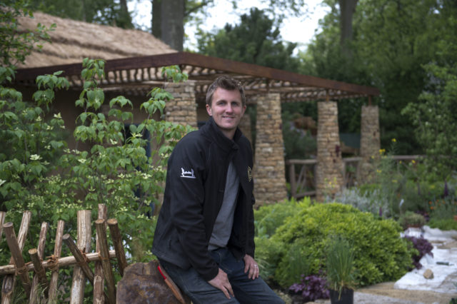 Matt Keightley, twice-winner of the people's choice award at Chelsea Flower Show, is the designer of the RHS 'Feel Good' garden (Bethany Clarke/RHS/PA)