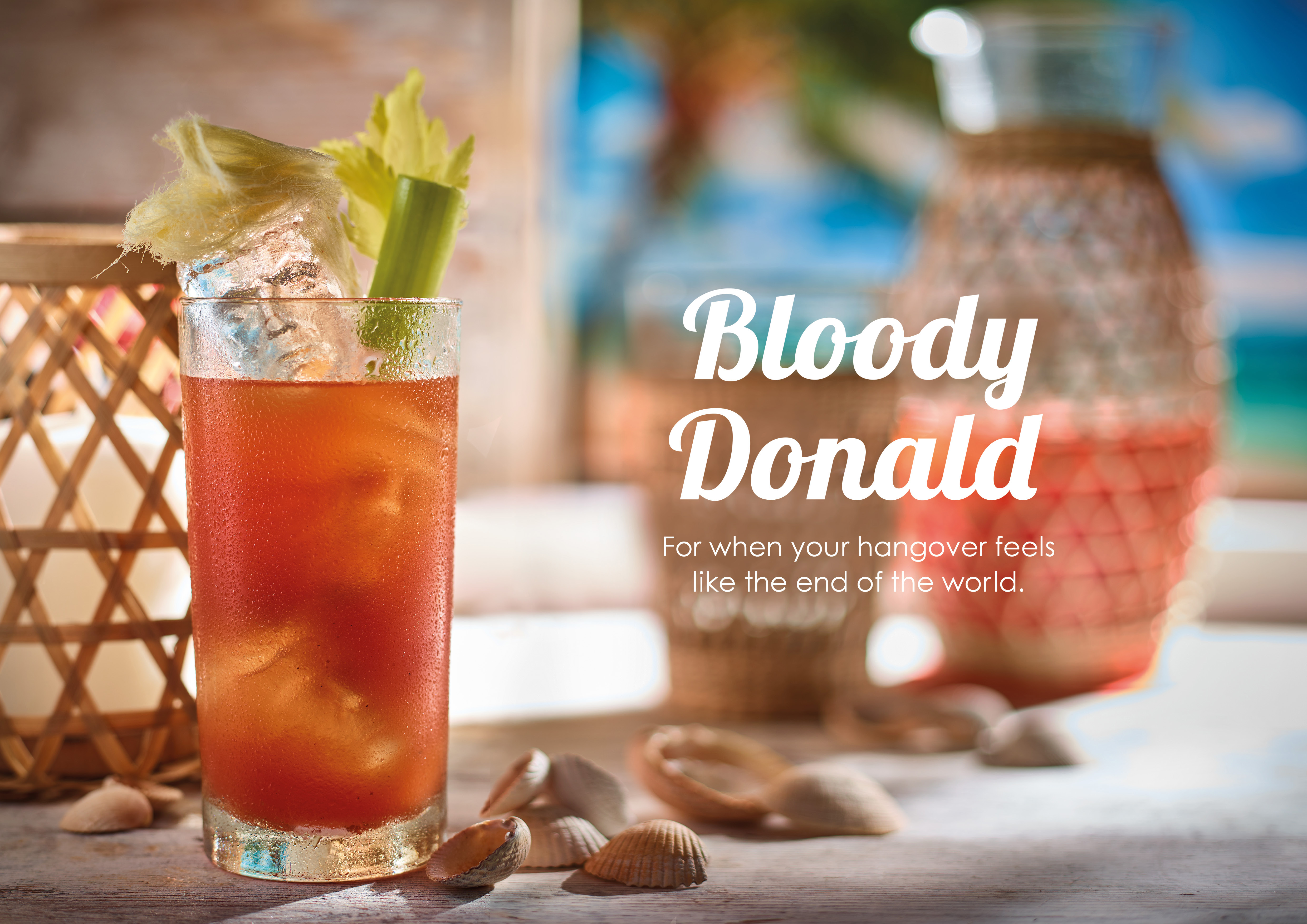 A serving suggestion for Trump Trays' ice cubes