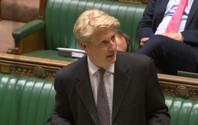 Rail minister Jo Johnson speaks during transport questions in the House of Commons (