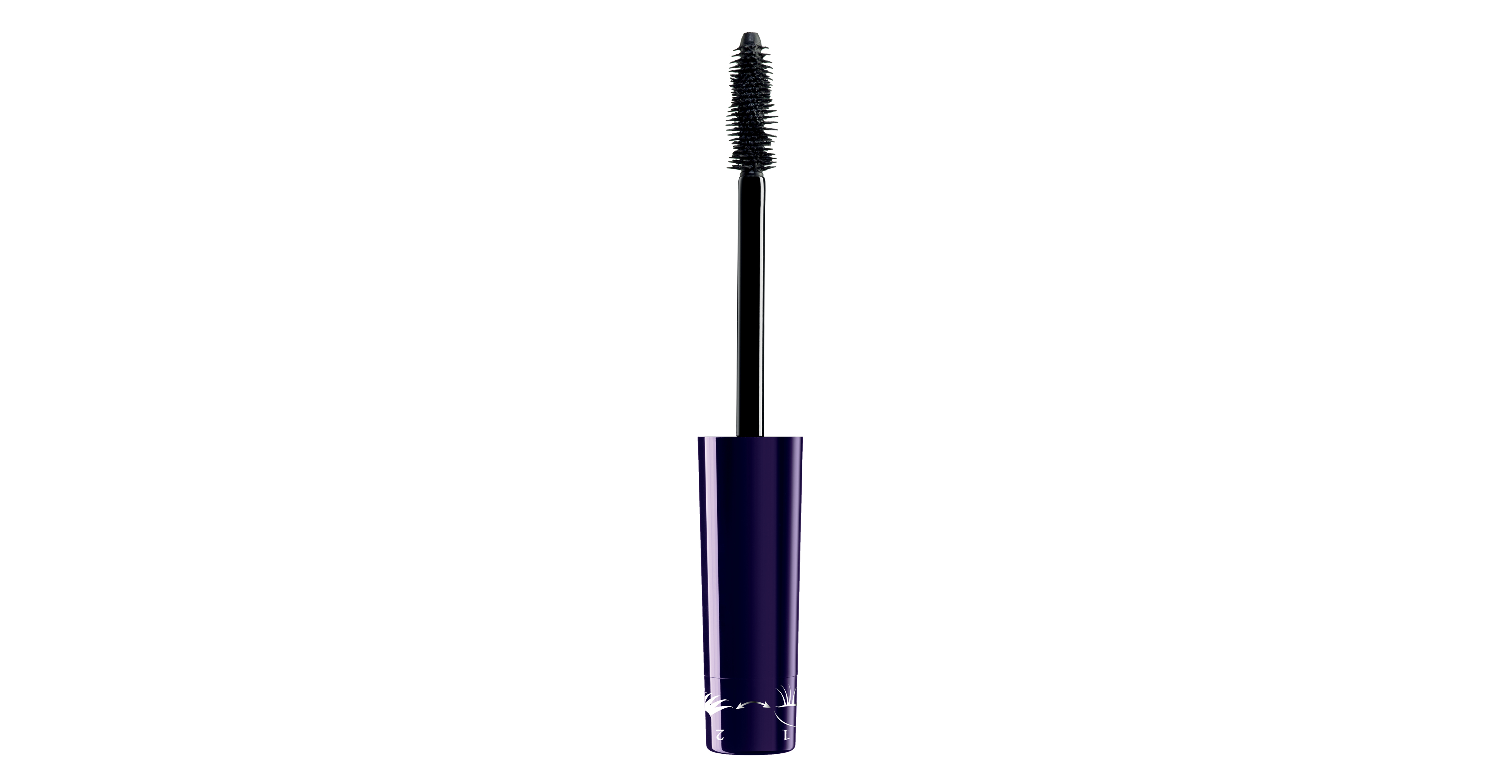 before and after applying By Terry Lash-Expert Twist Brush Double Effect Mascara