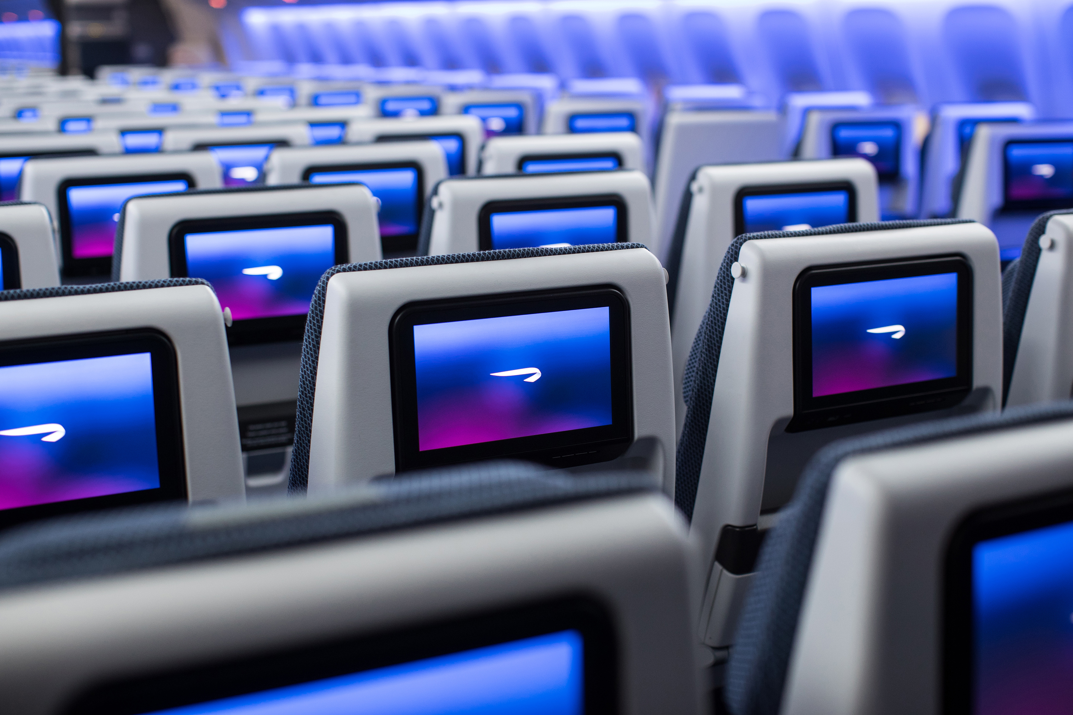 Entertainment screens are 50% larger in the new cabins (Nick Morrish/British Airways/PA)