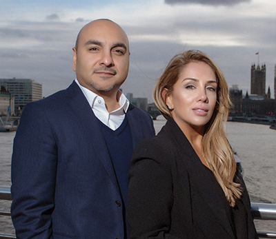 Blowout&Go founders Ali Rafi and Paria Ghorashi