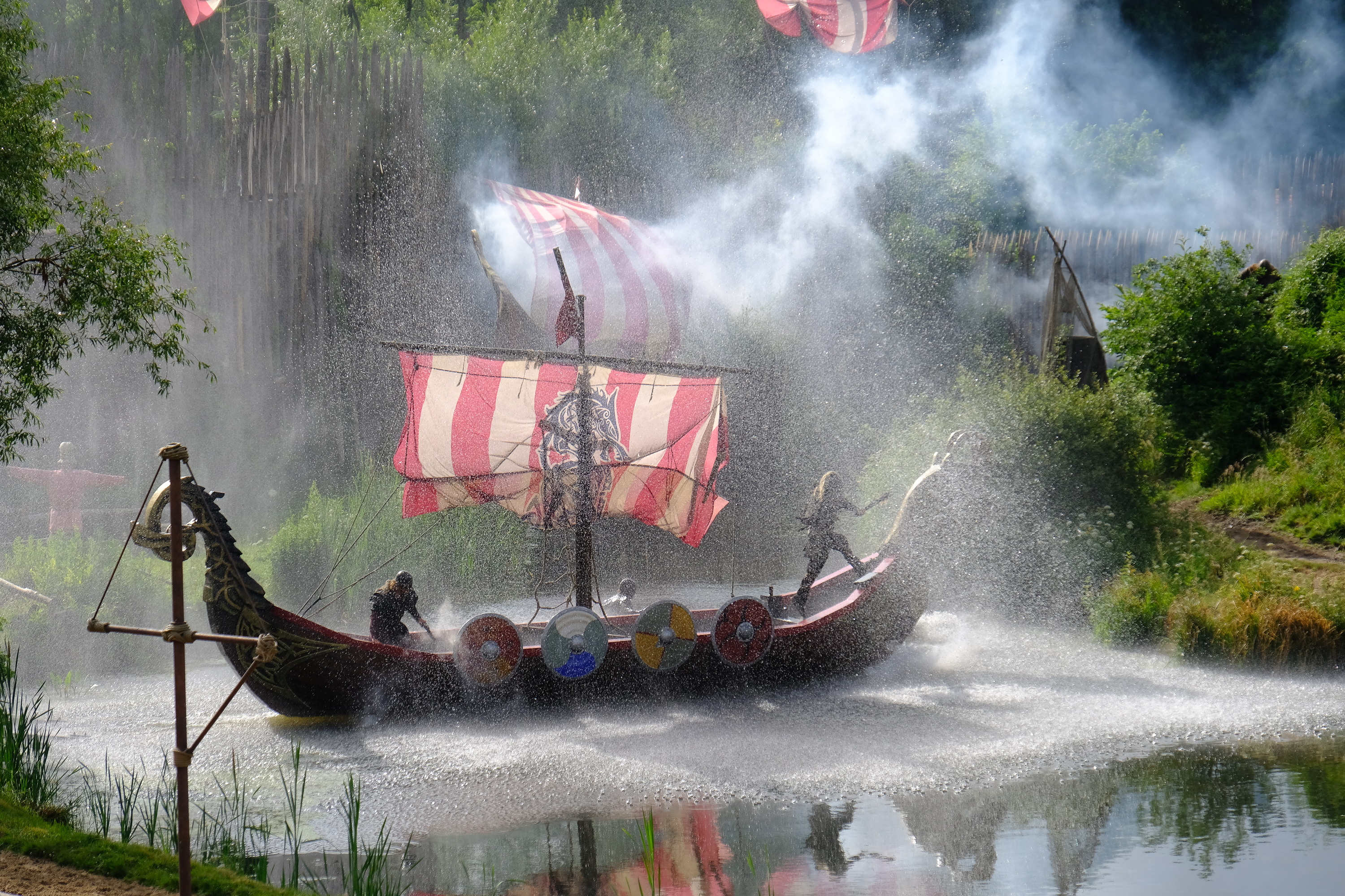 Puy Du Fou's dramatic lakeside Vikings show is a feast for the eyes (Warren Chrismas/PA)