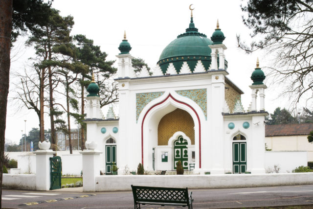The Shah Jahan mosque in Woking, Surrey, has seen its heritage protection upgraded (Historic England/PA)