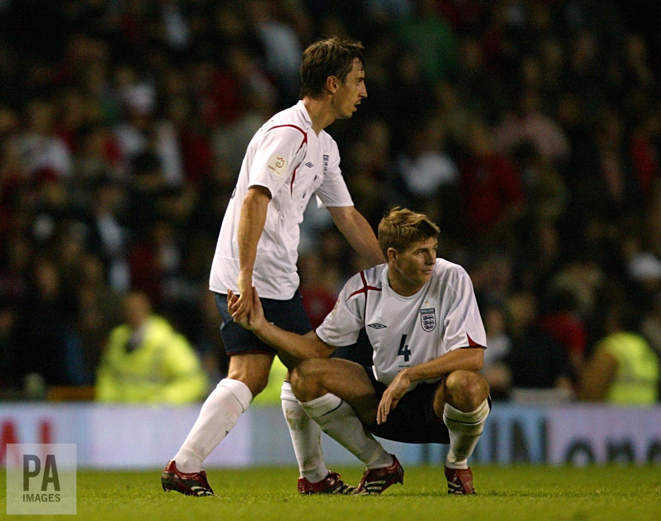 Gary Neville and Steven Gerrard
