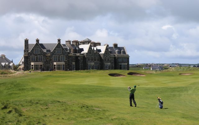 The Doonbeg golf course and hotel in Co Clare (Niall Carson/PA)