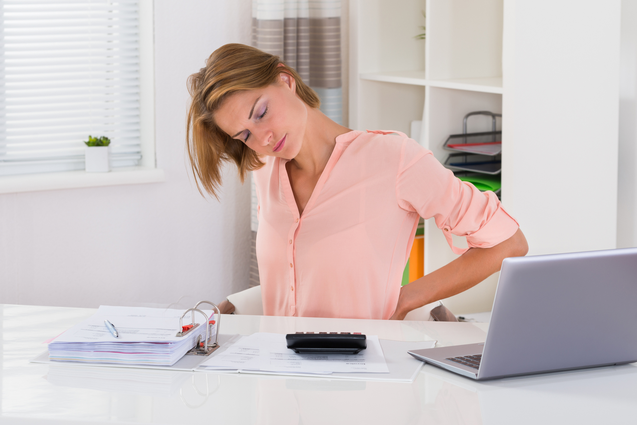 Ensureyou have a good posture if you sit at a desk all day (Thinkstock/PA)