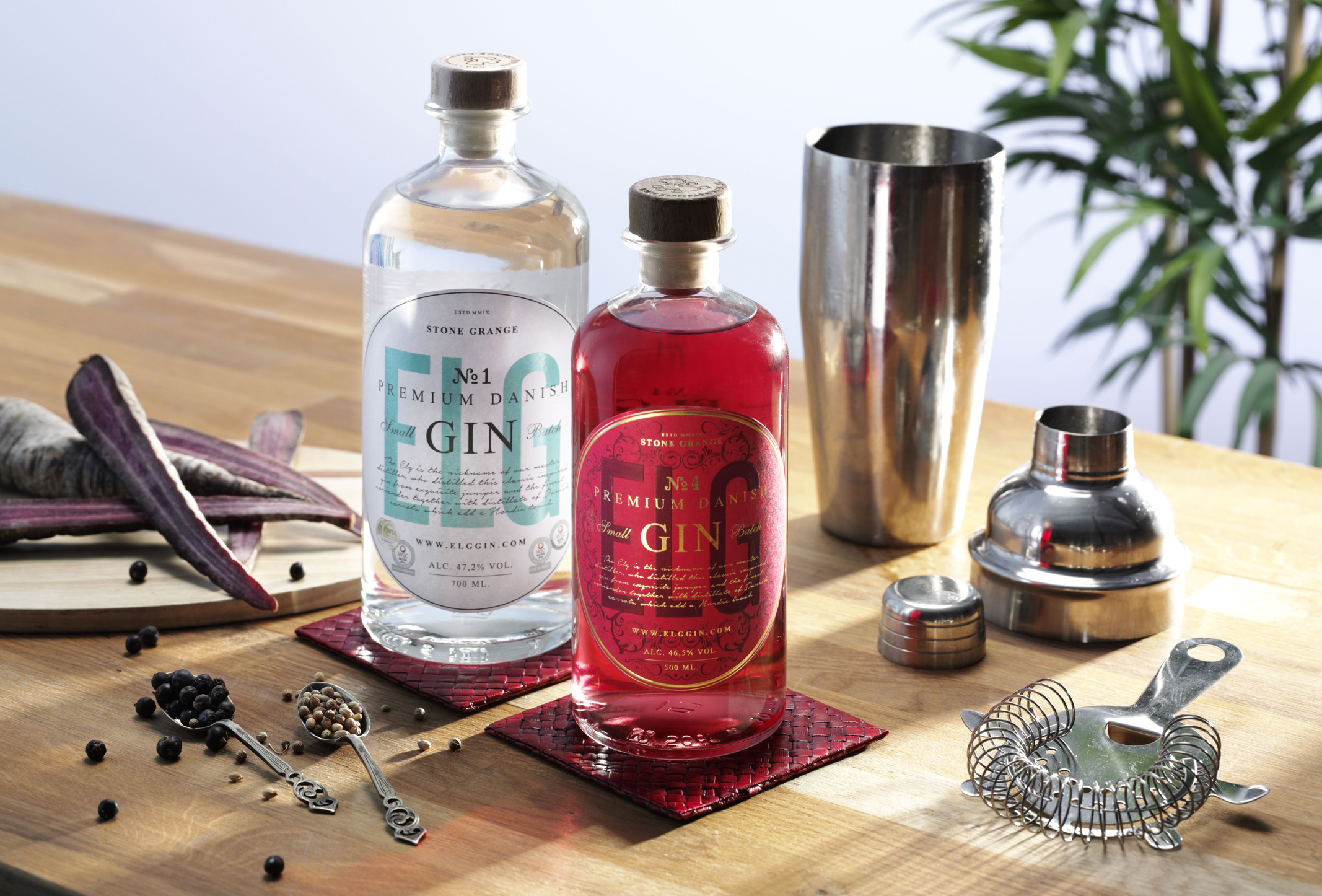 ELG Gin No1 and ELG Gin No4
