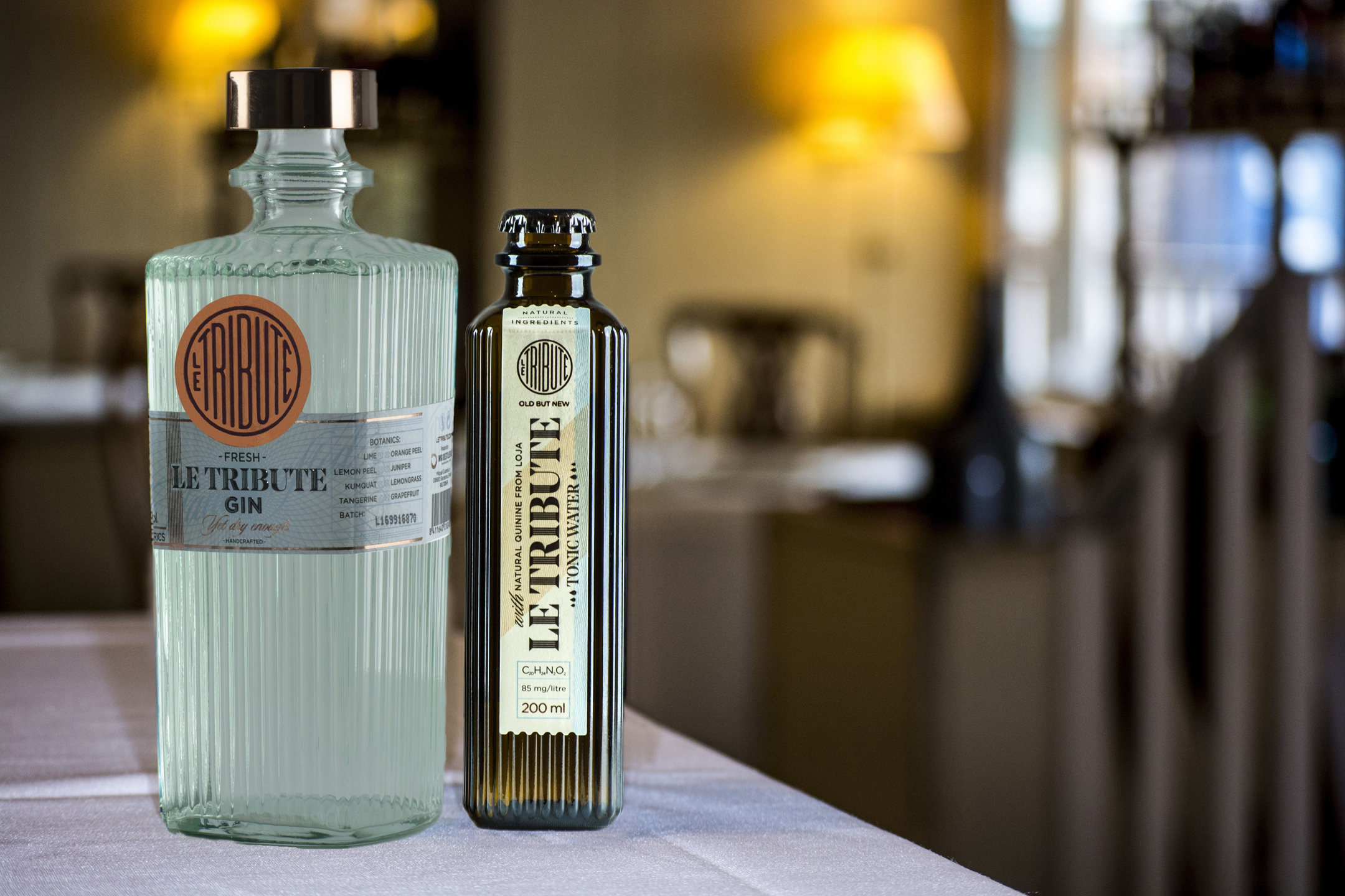 Le Tribute Gin and Le Tribute Tonic Water