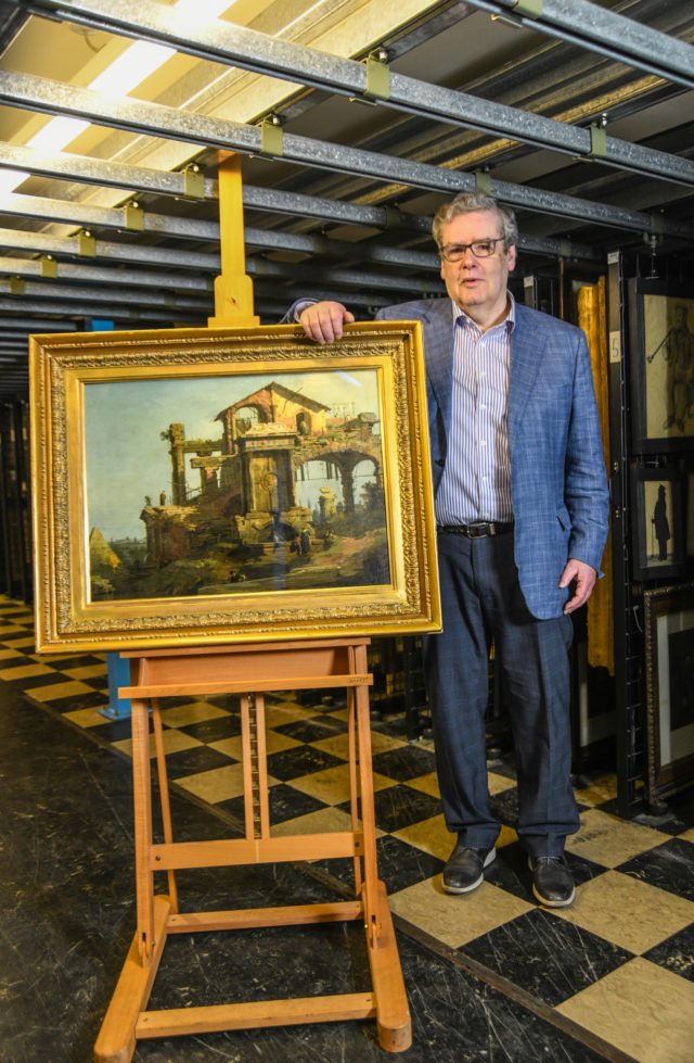 The painting is to be displayed at the university (University of Aberdeen/PA)