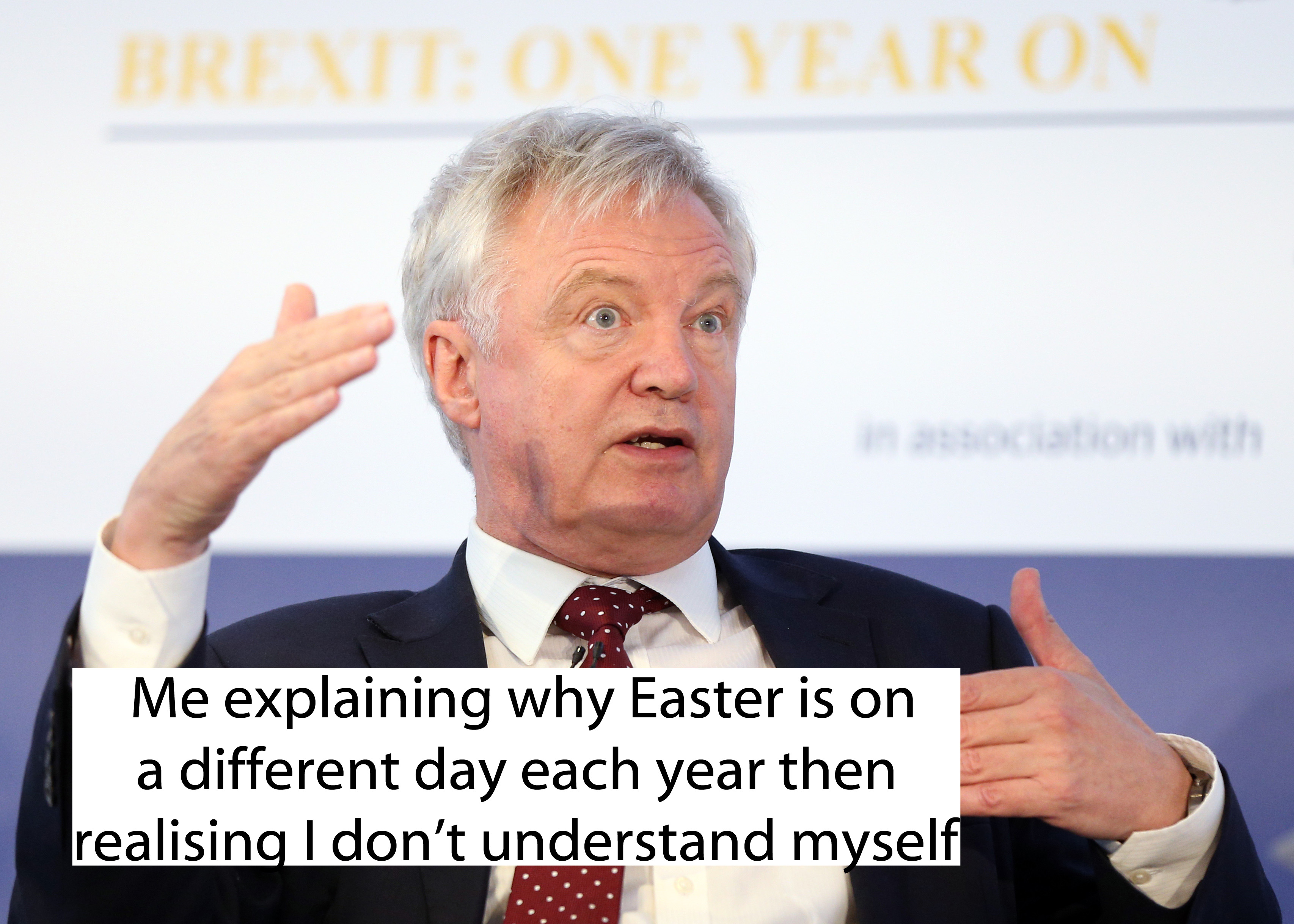 Brexit secretary David Davis explains Easter date