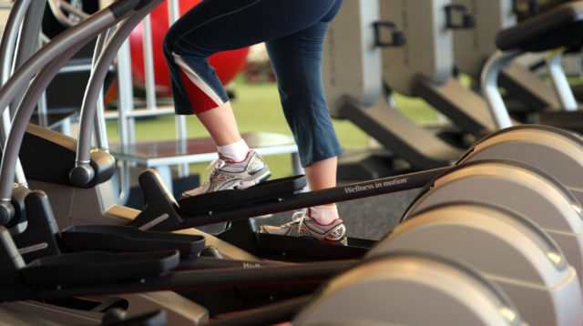 Woman at the gym