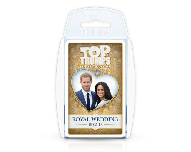 The limited edition Royal Wedding Top Trumps (Winning Moves/PA)