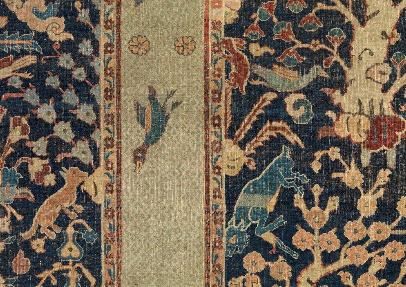 A detail from the Wagner Garden Carpet (Glasgow Museums/PA)