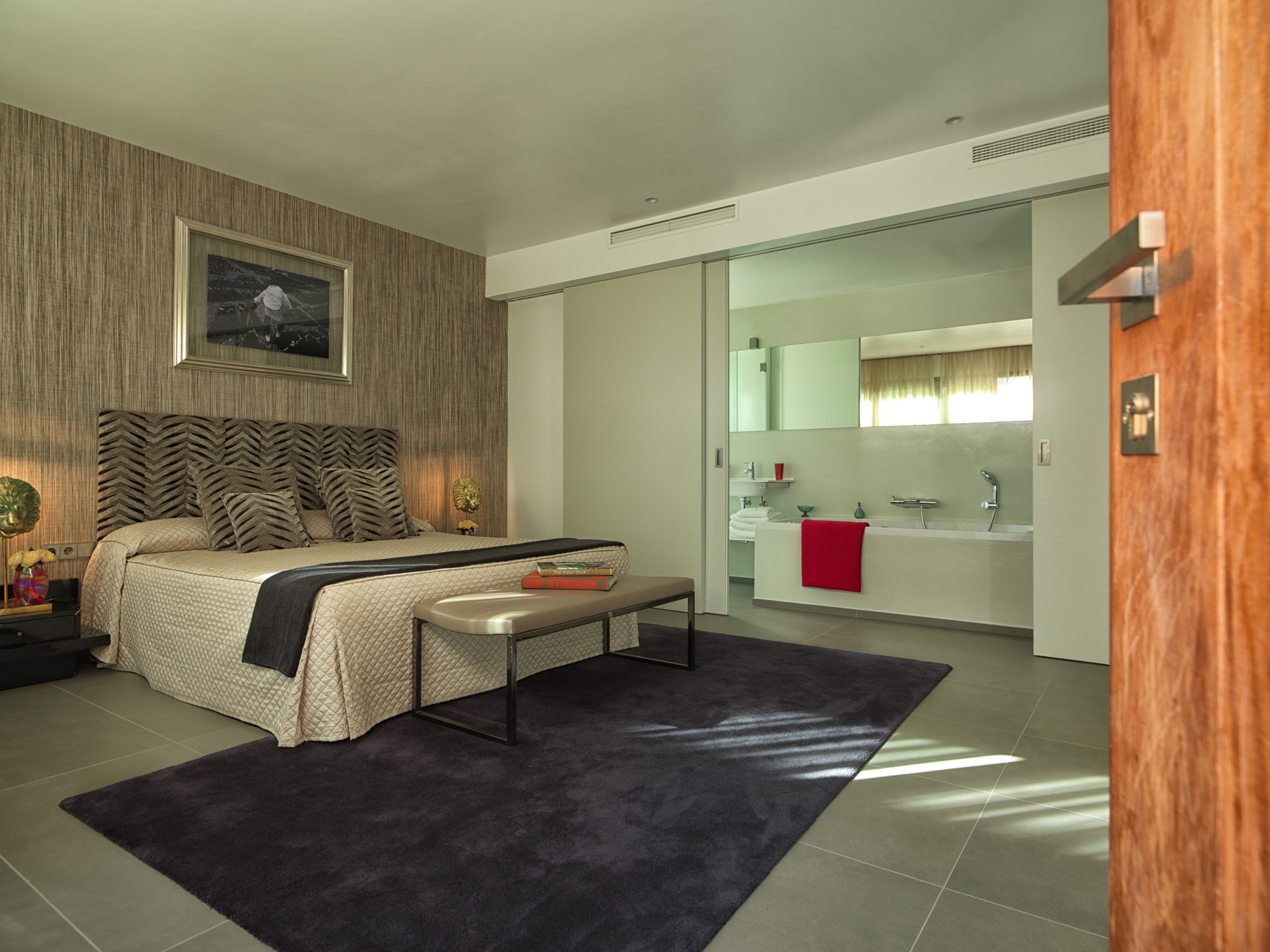 A luxury suite in the villa at The Body Camp, Ibiza (Sofia Gomez Fonzo/The Body Camp/Ibiza/PA)