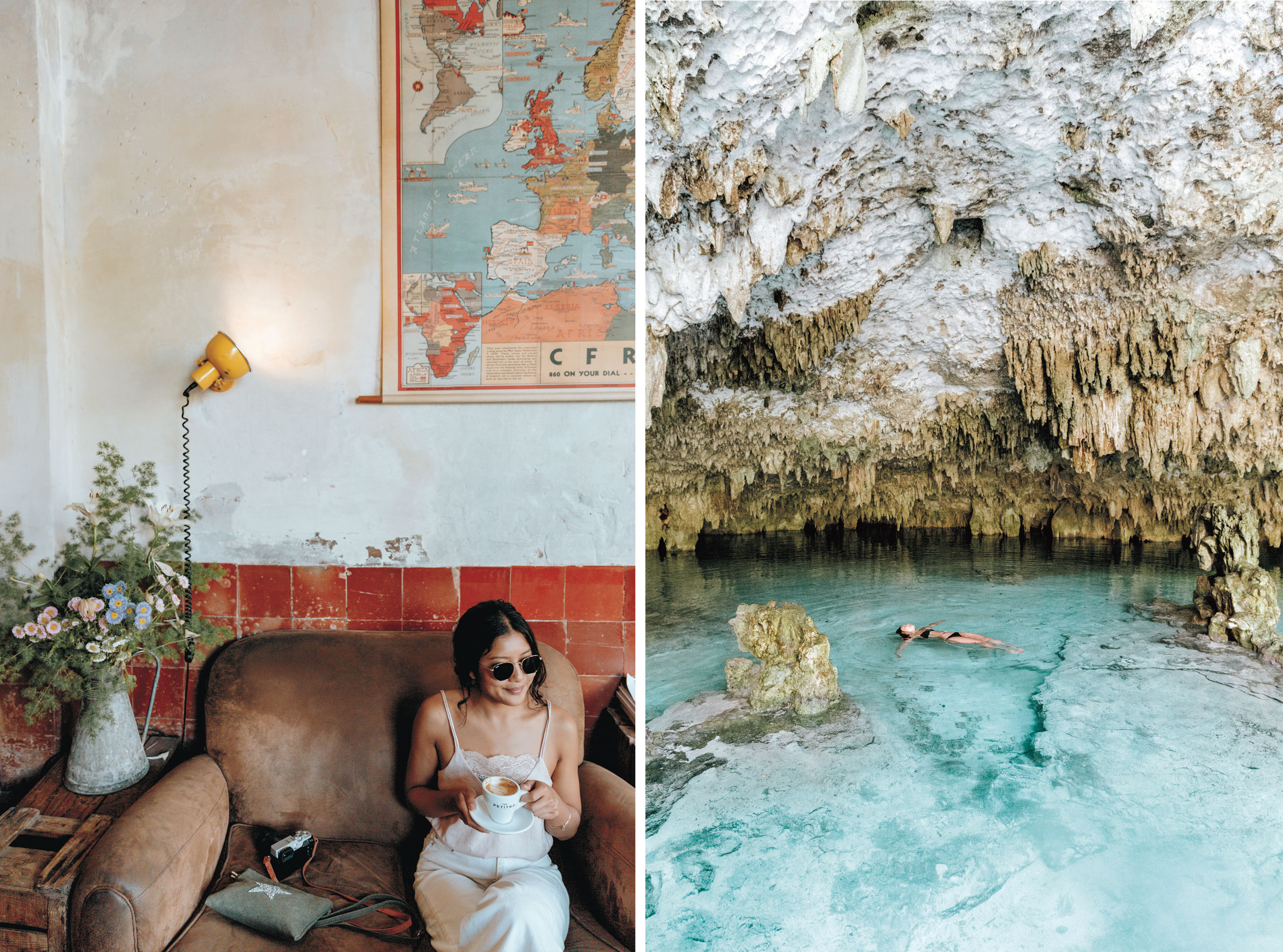 Barcelona and Tulum (Aubrey Daquinag /PA)