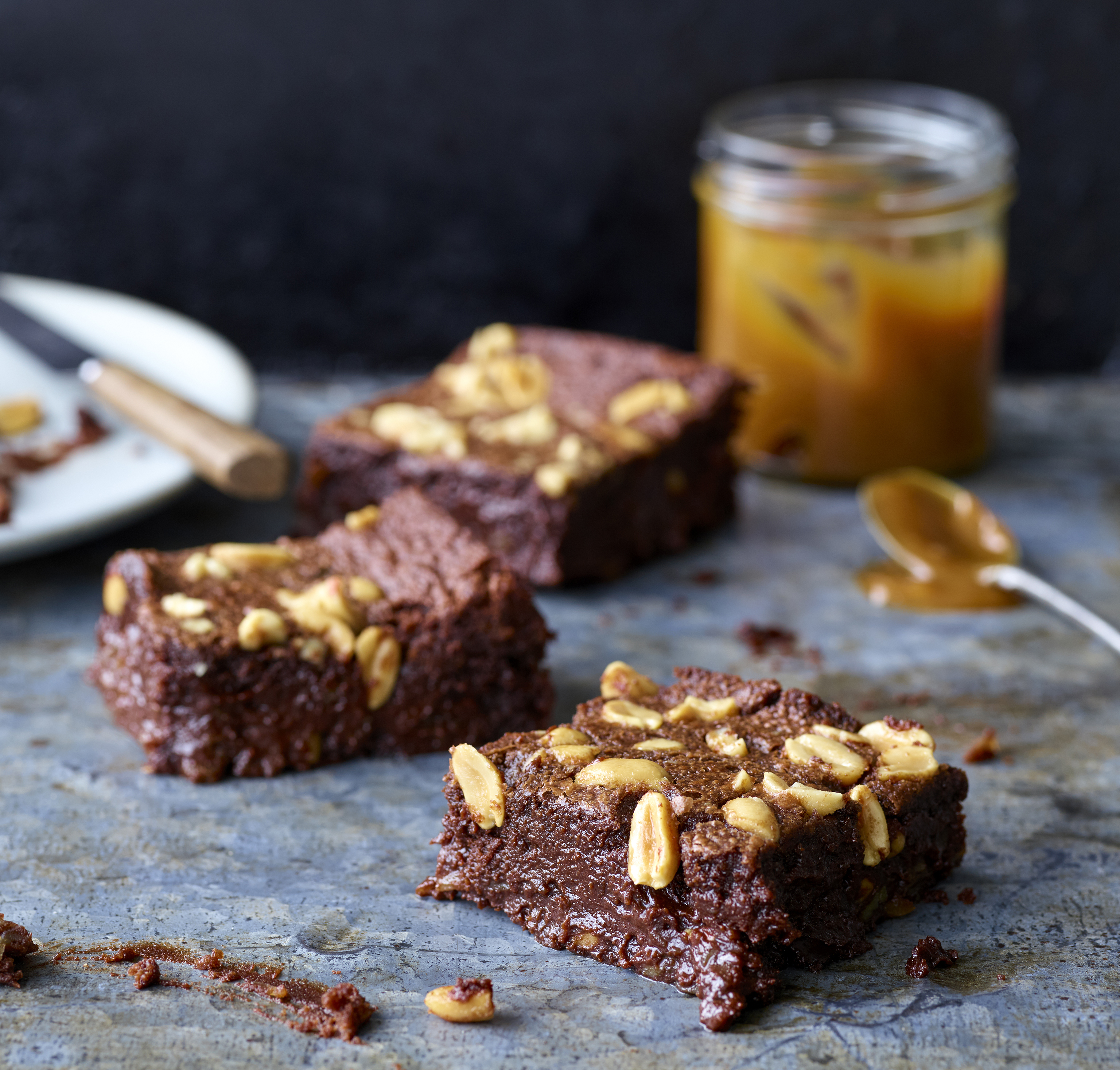 Jersey Royal Brownie with Peanut Butter & Salted Caramel (Jersey Royal/PA)