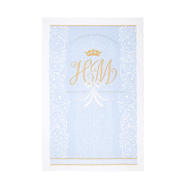 The Royal Collection's royal wedding tea towel (Royal Collection Trust/ Her Majesty Queen Elizabeth II 2018/PA)
