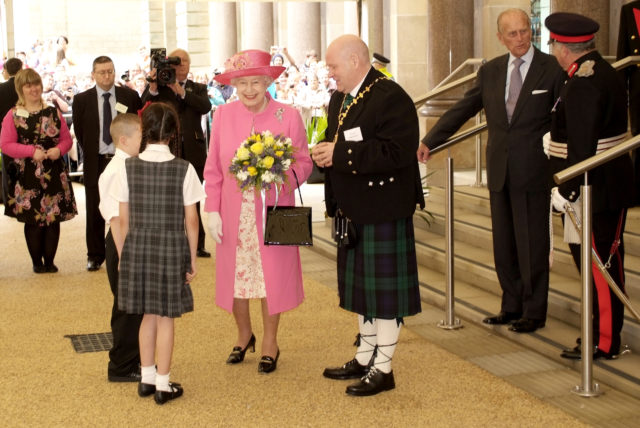 The Queen visited Greenock in 2012 as part of her Diamond Jubilee celebrations (Inverclyde Council/PA)
