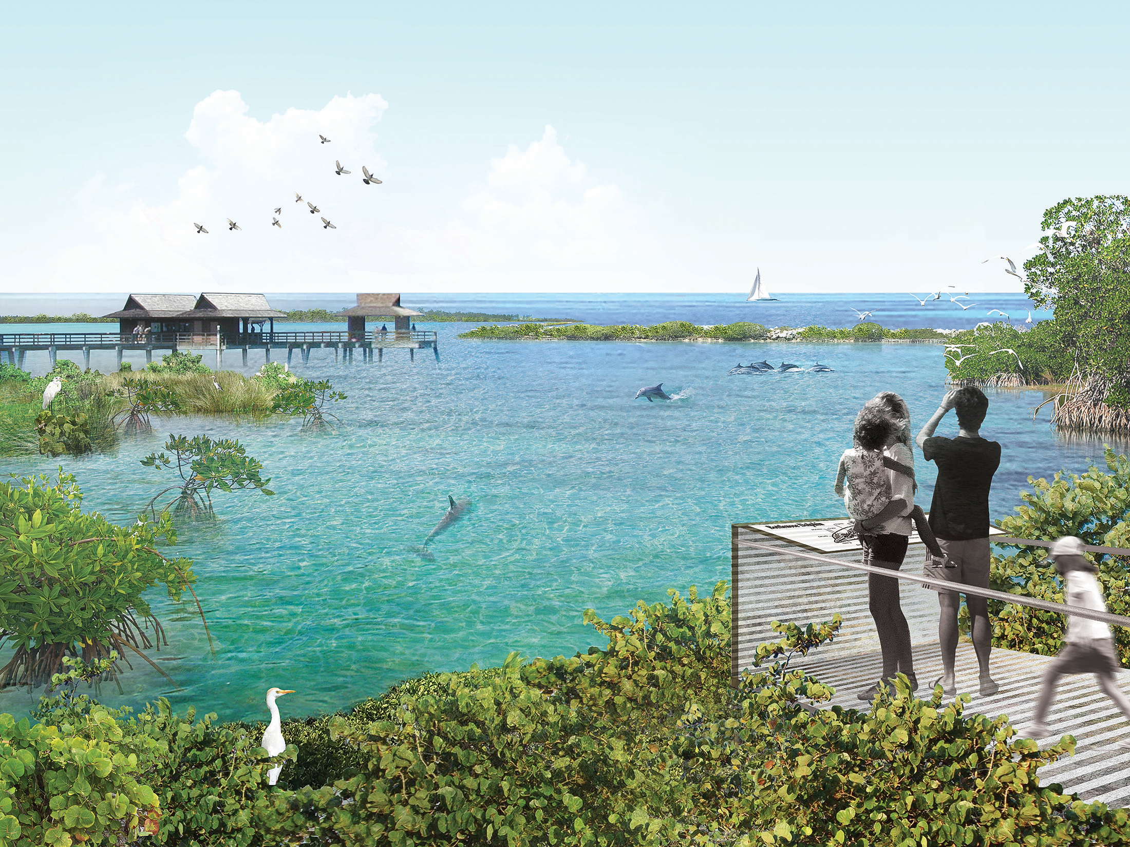 An artist impression of the new Sanctuary site (Studio Gang/Virgin/PA)