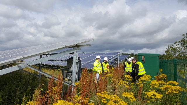 Solar power is being supplied to tenants at a business park in Perth, raising revenue for the council (Perth and Kinross Council/PA)