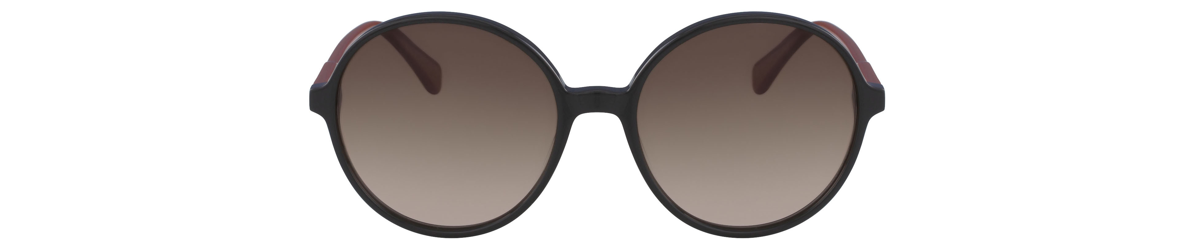 Longchamp Round Frame Classic Black Sunglasses