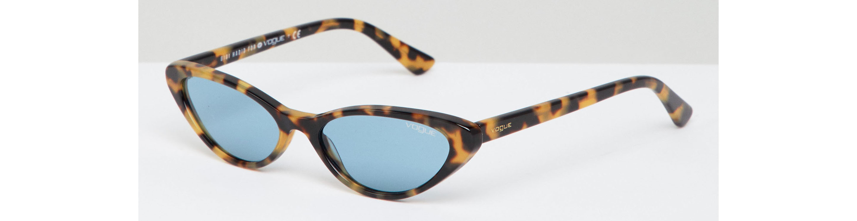 Vogue Eyewear Cat Eye Sunglasses by Gigi Hadid in Tort