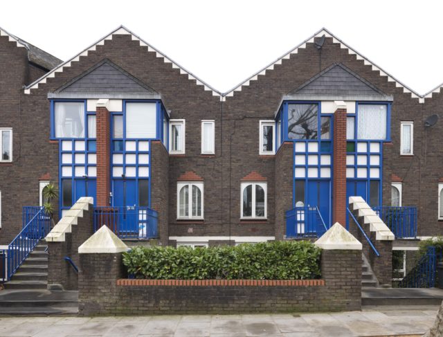 Cowper Terrace in Westbourne Grove, London, are among the post-modern buildings whose importance is being recognised (Historic England/PA)