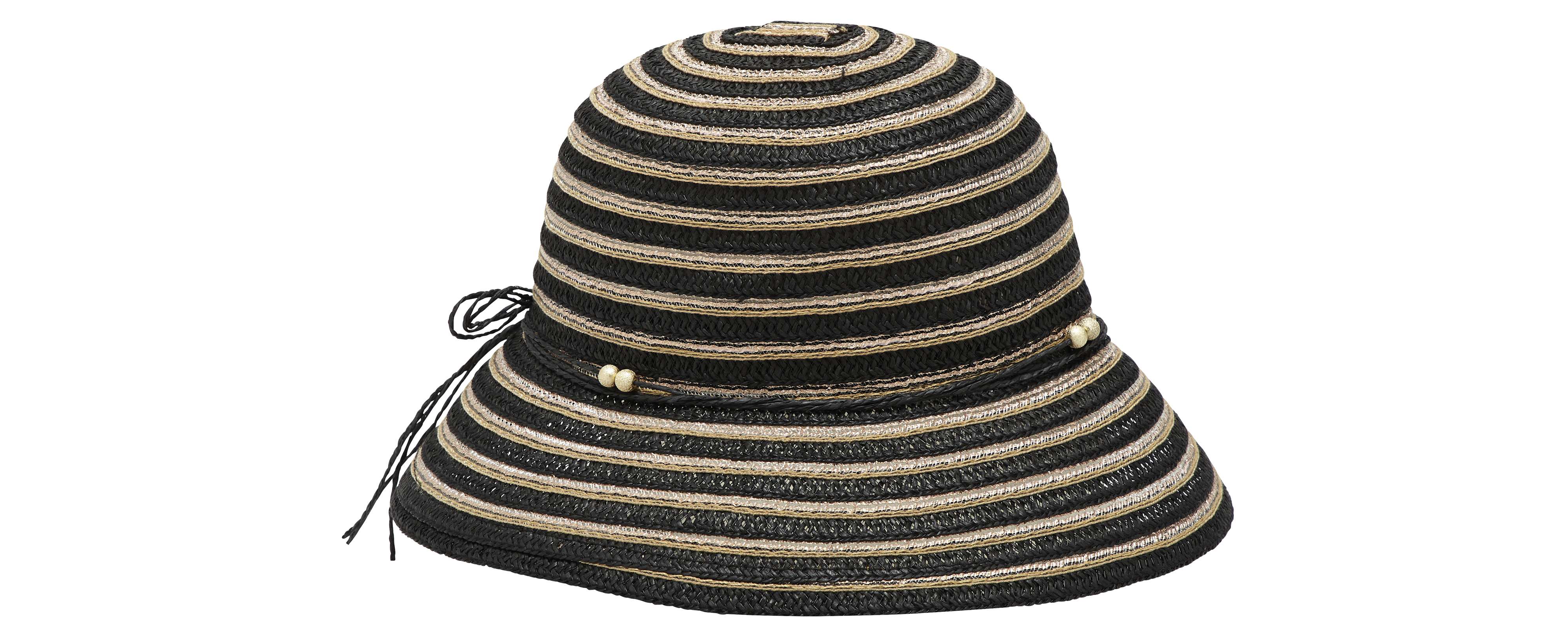 Matalan Stripe Cloche Hat