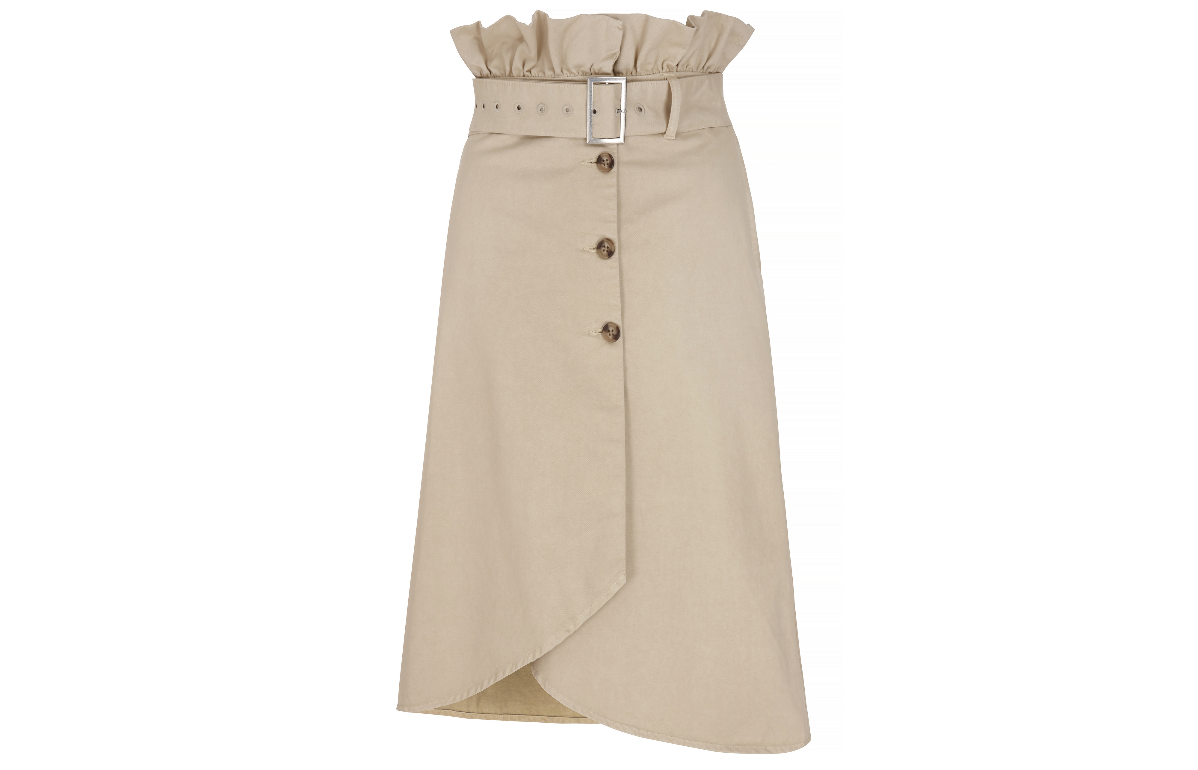 V by Very Paperbag Wrap Midi Skirt