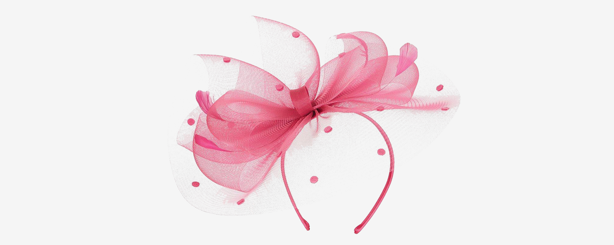 Dorothy Perkins Showcase Fuschia Spot Bow Fascinator