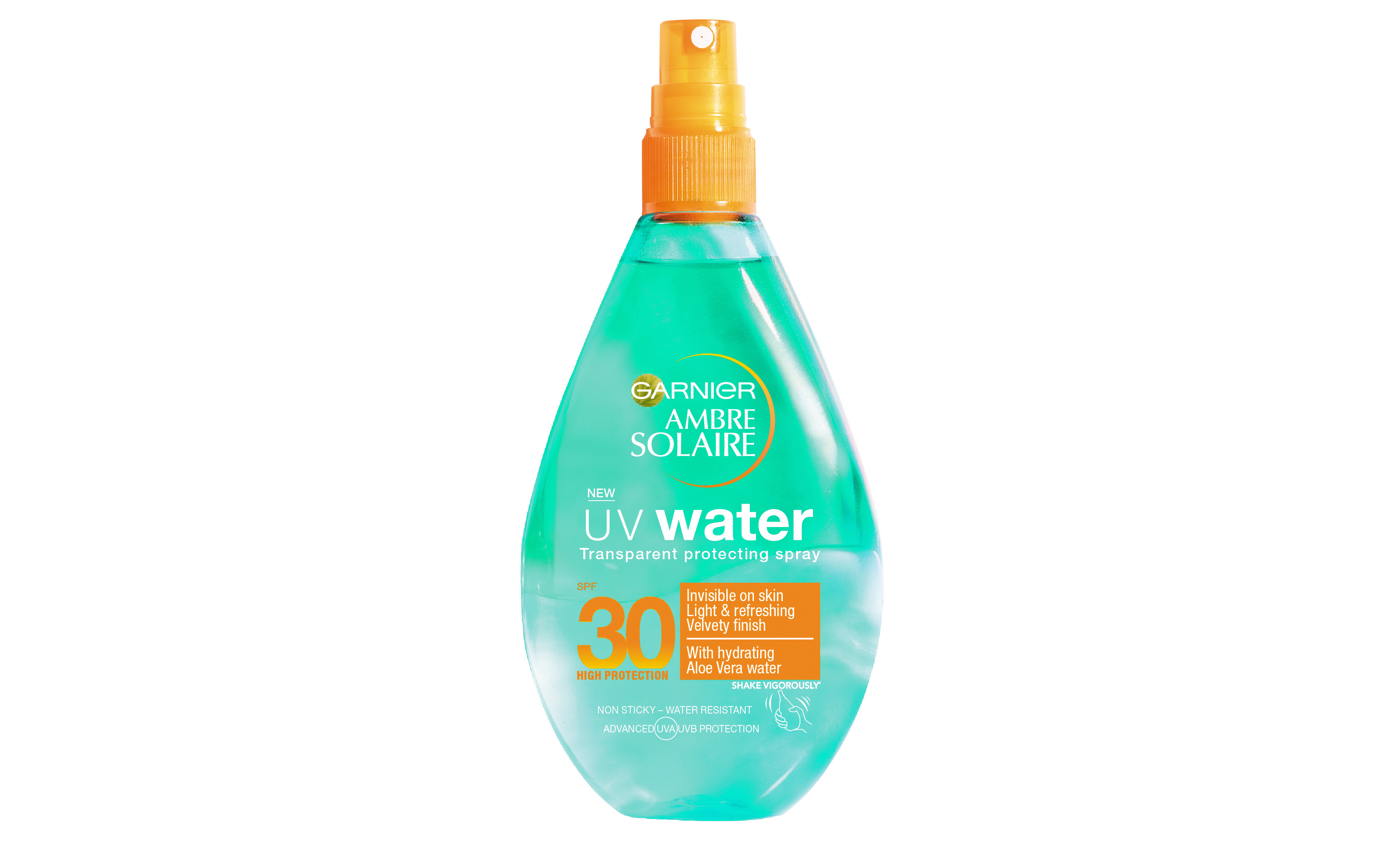 Garnier Ambre Solaire UV Water Clear Sun Cream Spray SPF 20