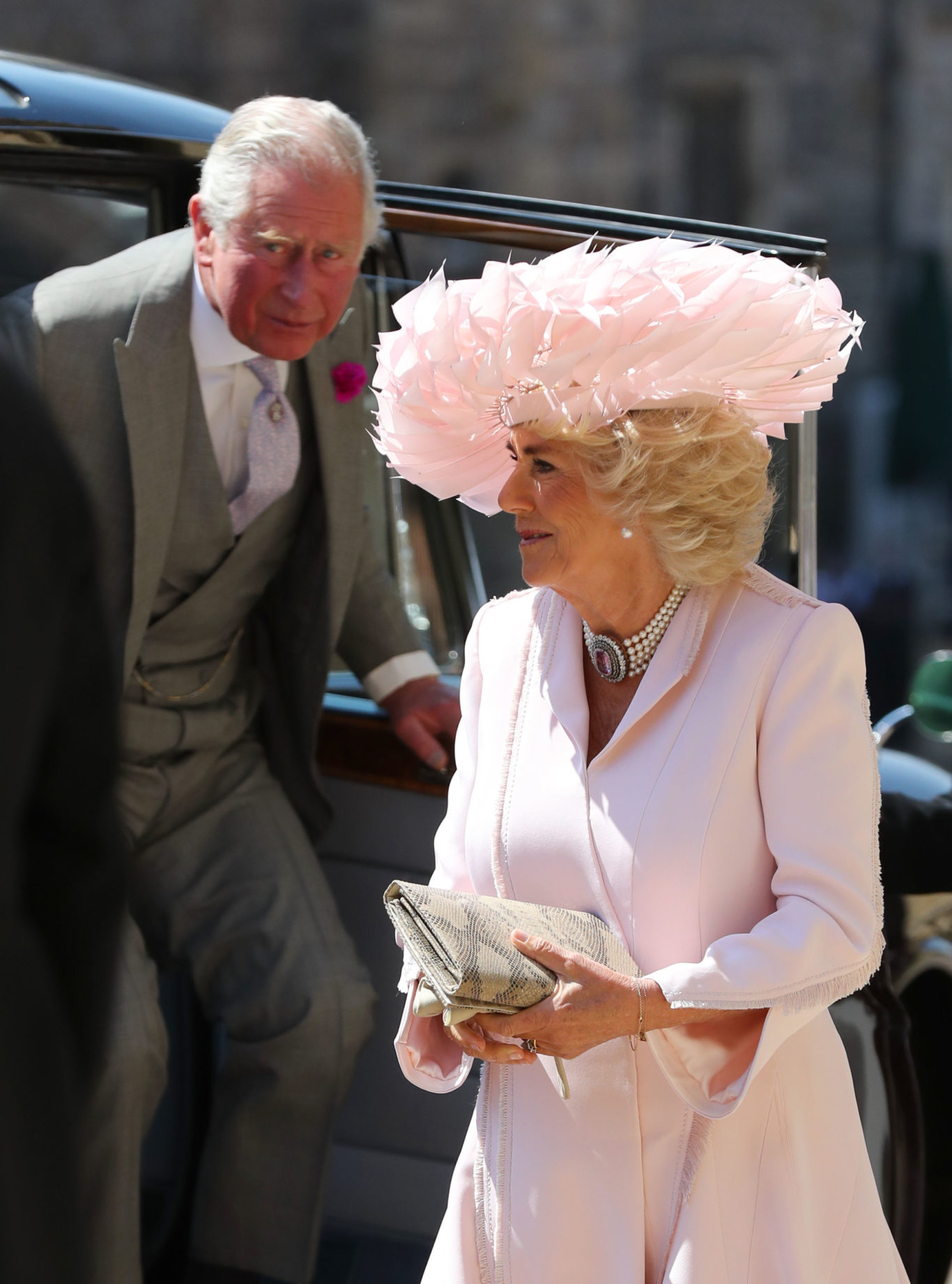 The Prince of Wales and Duchess of Cornwall were among the final guests to arrive (Gareth Fuller/PA)