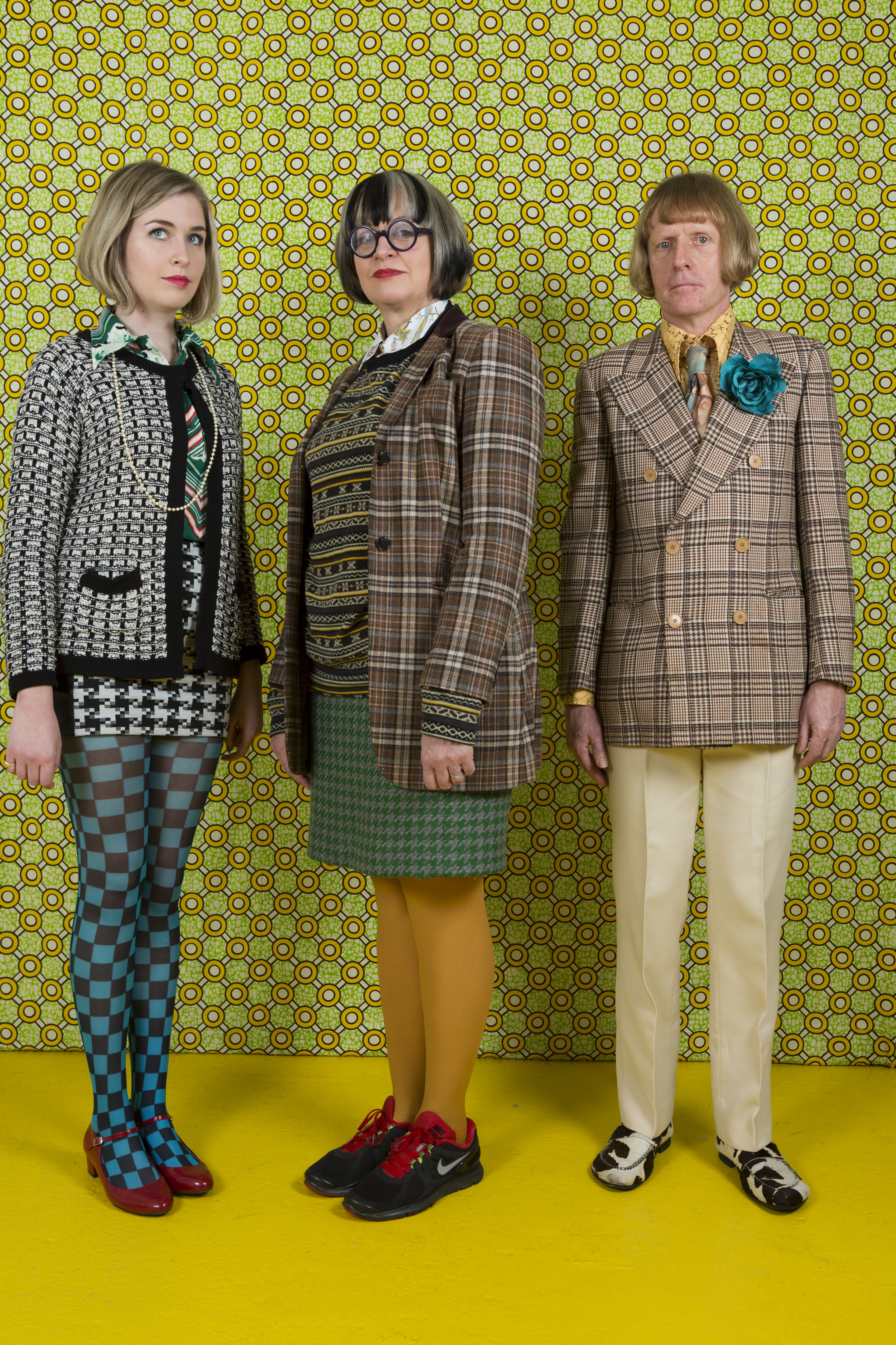 Grayson Perry with his wife Philippa and daughter Florence (Martin Parr/Magnum Photos/Rocket Gallery)