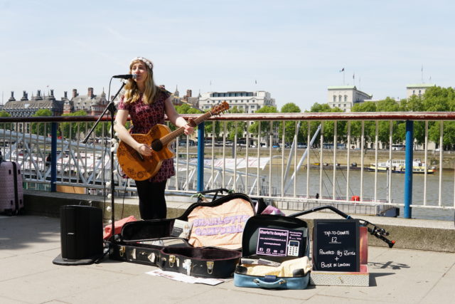 London is to introduce contactless payment for buskers in what organisers say is a world first (Busk In London/PA)