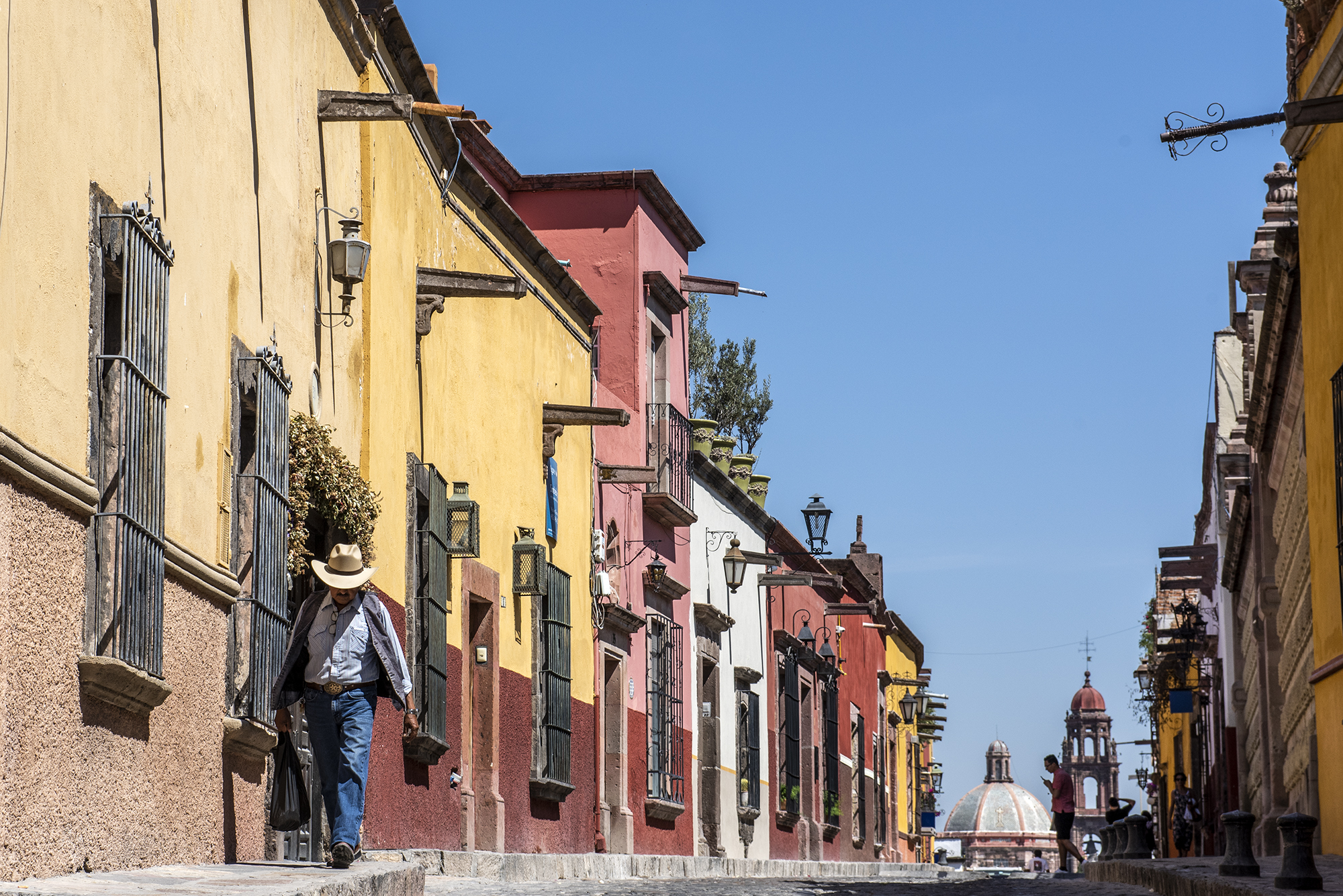 The cobbled streets of San Miguel de Allende (Renato Granieri/PA)
