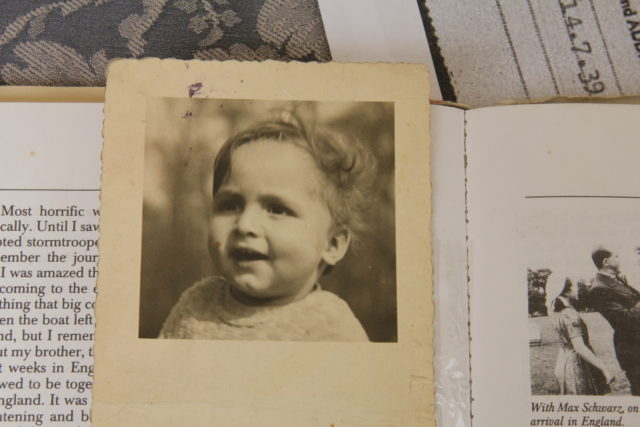 Paul Alexander, who was rescued by the Kindertransport, pictured on his first birthday. (World Jewish Relief/ PA)