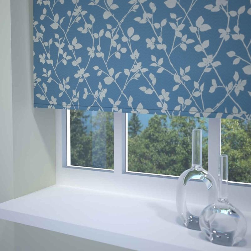 Ramus Roller Blind – Petrol, currently reduced to £25.59 upwards from £39.99 upwards, Terry’s Fabrics (Terry's Fabrics/PA)