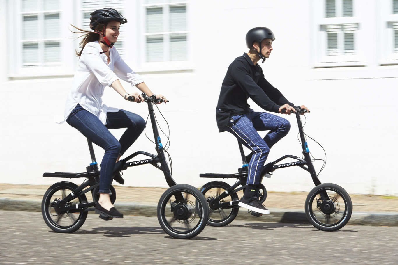 The Peugeot bicycle can reach speeds of up to 12.5mph