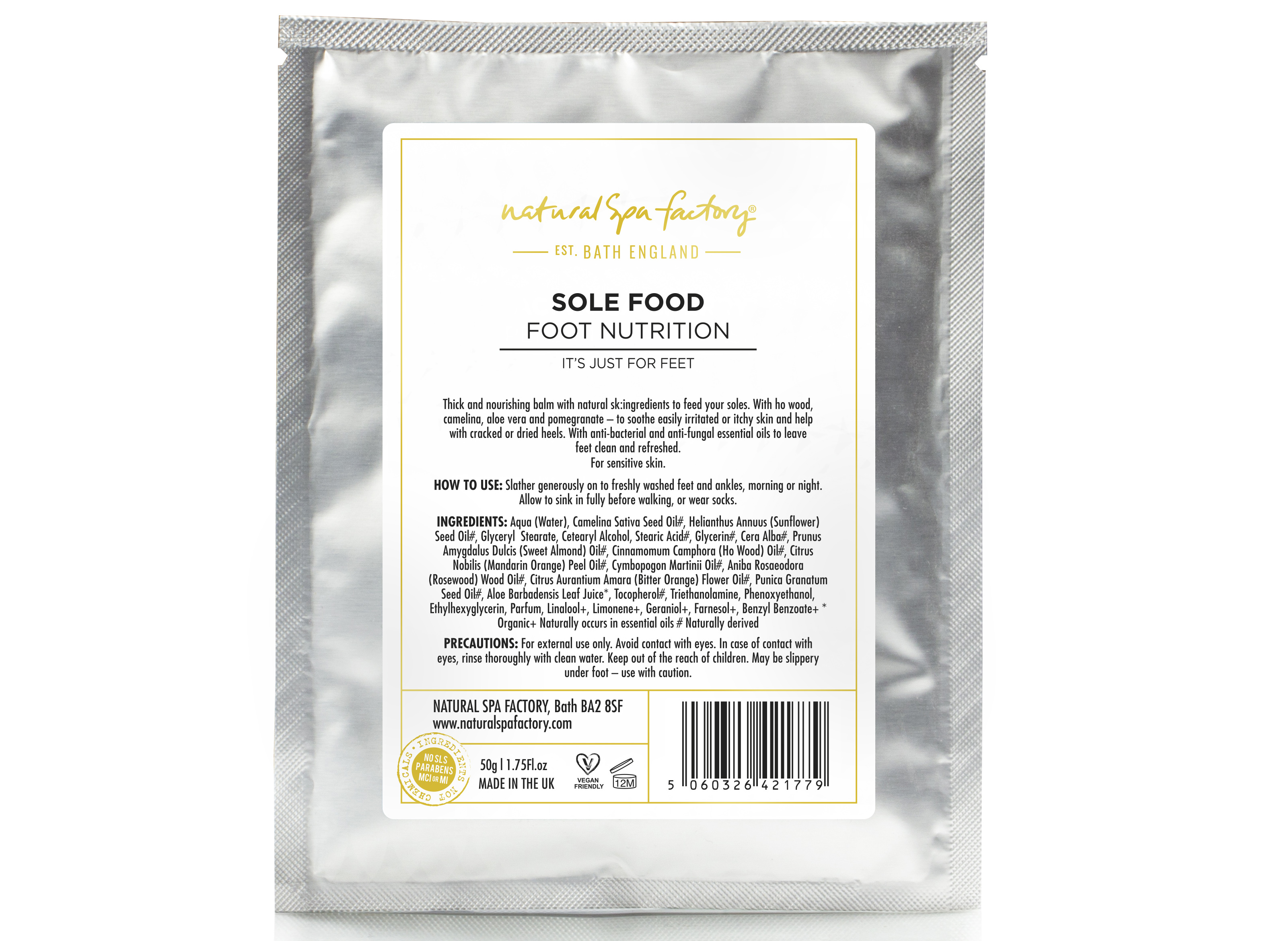 Natural Spa Factory Sole Food Foot Nutrition
