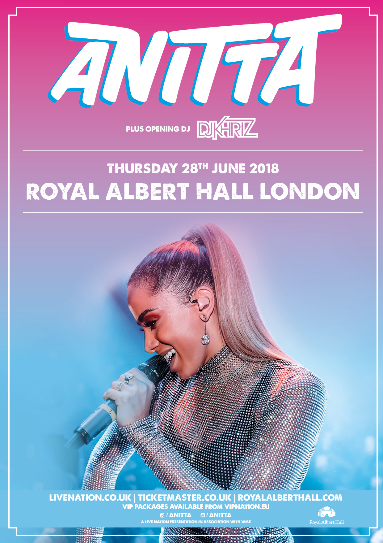 Anitta will perform at the Royal Albert Hall 
