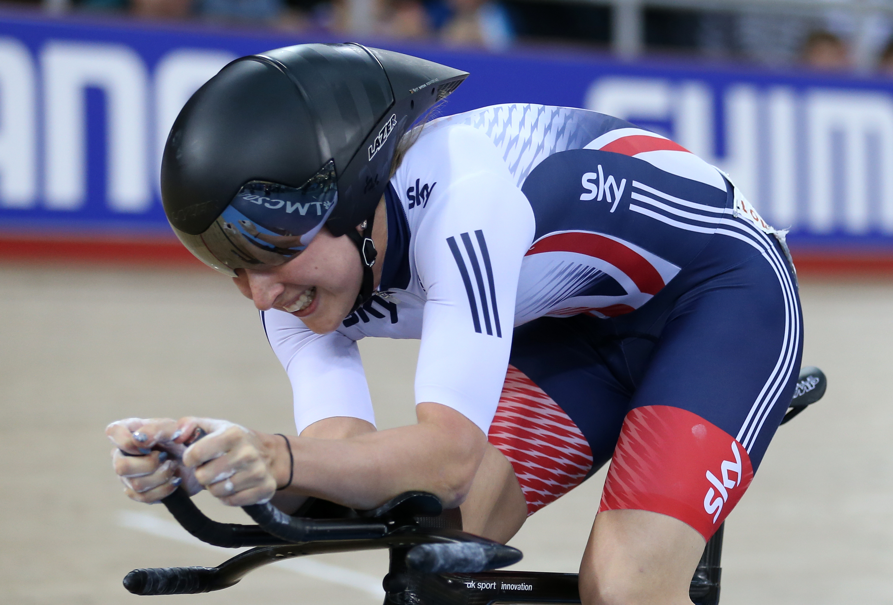 Laura Trott before competing in the Women's Omnium at the Track Cycling World Championships in 2016. (Tim Goode/PA)