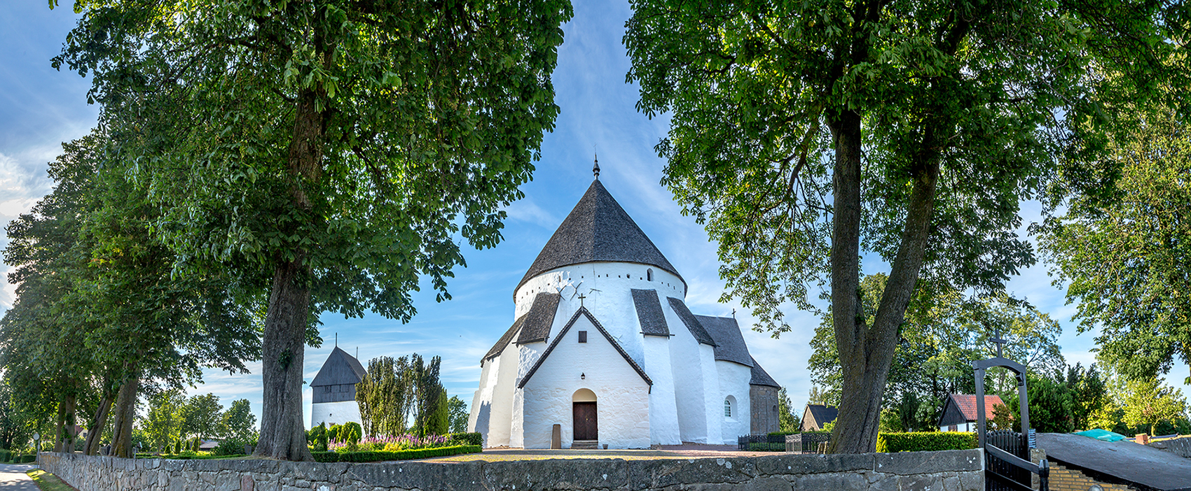 Osterlars Church is one of four round churches on the island. (Destination Bornholm/PA)
